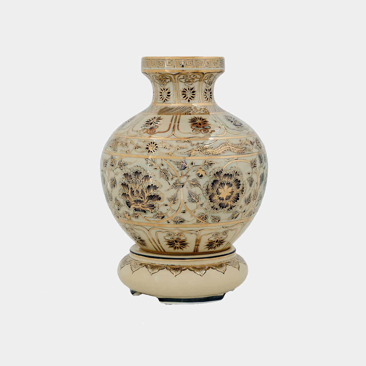 Bình Phượng Hoàng vẽ vàng 2 Bình Phượng Hoàng vẽ vàng 2