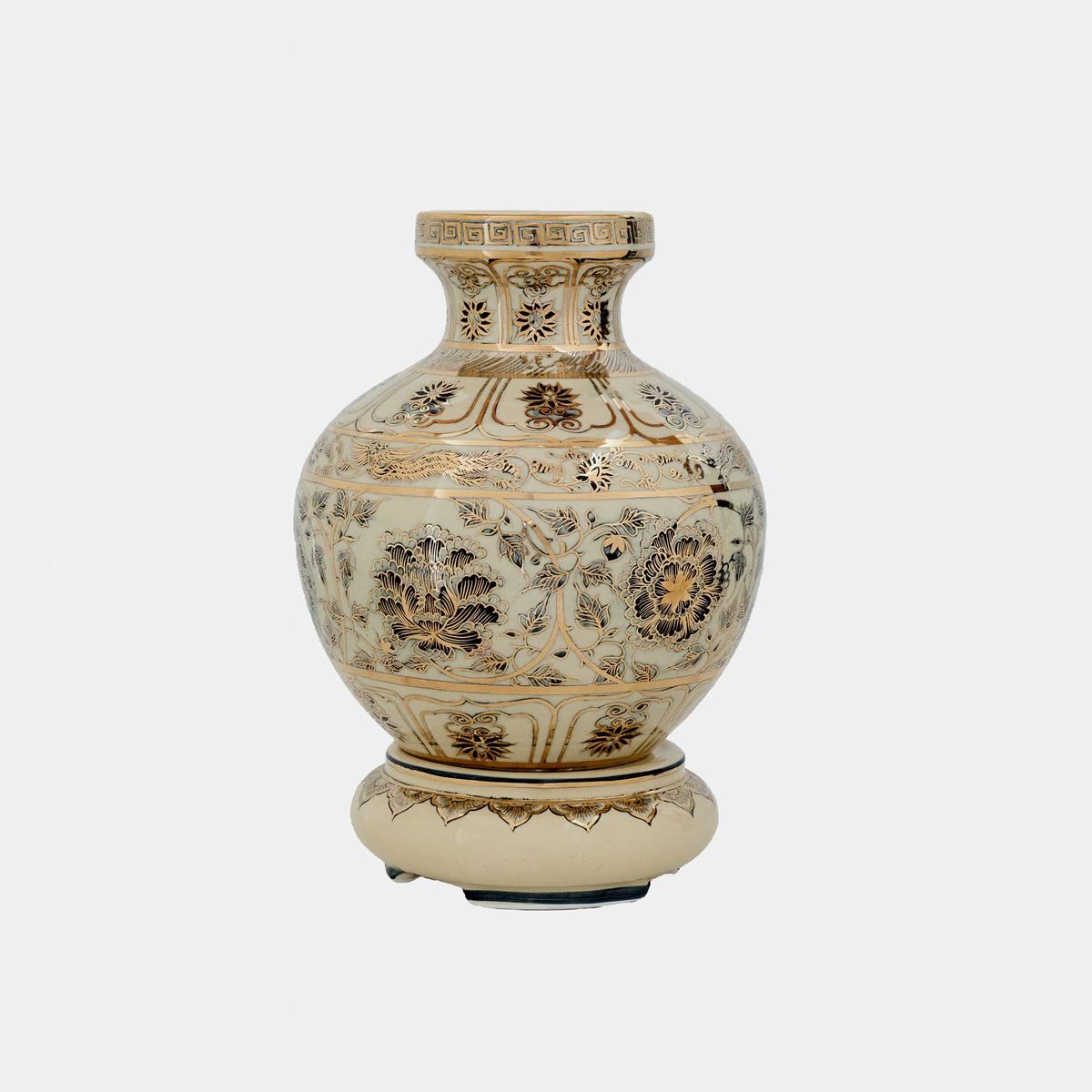 Bình Phượng Hoàng vẽ vàng 3 Bình Phượng Hoàng vẽ vàng 3