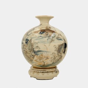 Bình hút lộc Cá chép vượt ngũ môn vẽ vàng 3