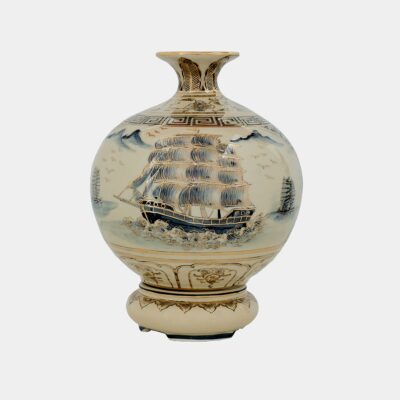 Bình hút lộc họa tiết Thuận Buồm Xuôi Gió - Công Danh Phú Quý Vẽ Vàng 1