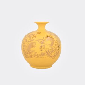 Bình hút lộc men màu vẽ vàng mẫu b 3