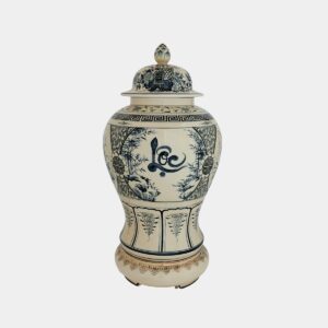 Chĩnh đại H65 Bốn mùa phú quý vẽ vàng b 3